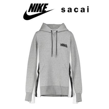 【最安値】 Nike x sacai 注目コラボ コットンブレンド パーカー(グレー) パーカー・フーディ 【最安値】 Nike x sacai 注目コラボ コットンブレンド パーカー(グレー) パーカー・フーディ