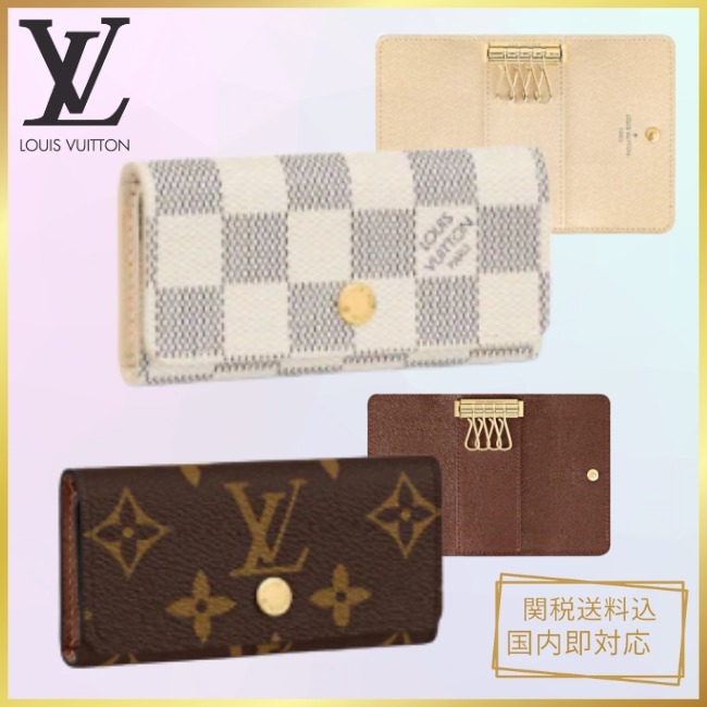 【LouisVuitton★送料込】ミュルティクレ4連キーケース GIFTにも