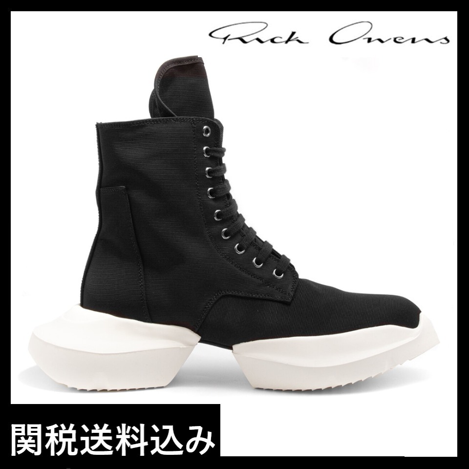 ◆在庫僅か【RICK OWENS】アーミー厚底アンクルスニーカー