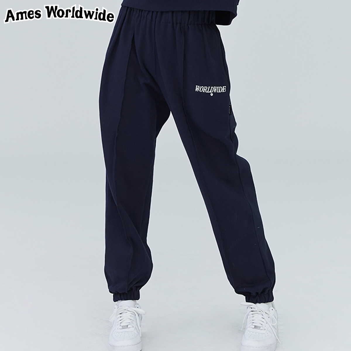 ★AMES-WORLDWIDE★MOVING PINTUCK SWEATPANTS_NV★正規品/人気