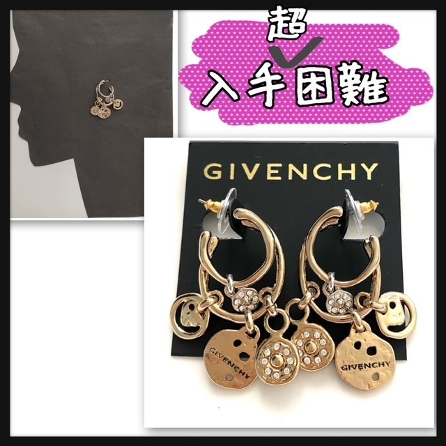【NEW】GIVENCHY★ロゴピアス