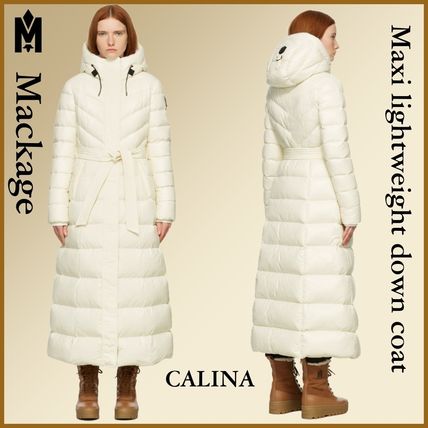 Mackage Down Jackets Stand Collar Coats Wool Cashmere Nylon Fur Studded