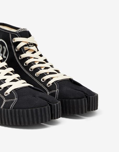 Maison Margiela スニーカー 【MAISON MARGIELA】Tabi ハイトップ キャンバス スニーカー(6)