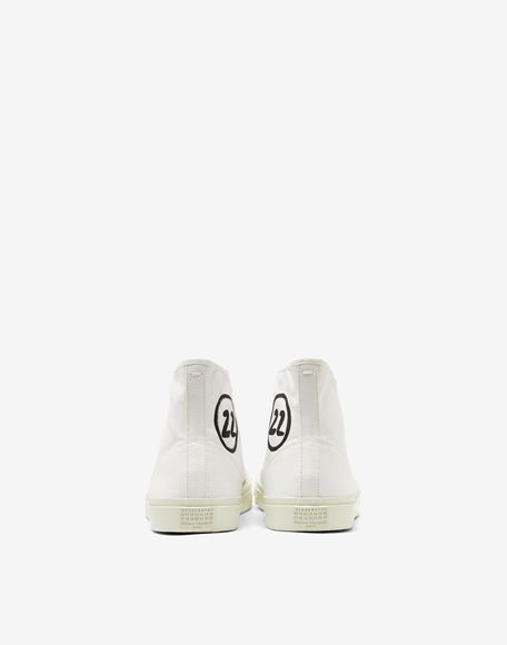 Maison Margiela スニーカー 【MAISON MARGIELA】Tabi ハイトップ キャンバス スニーカー(10)
