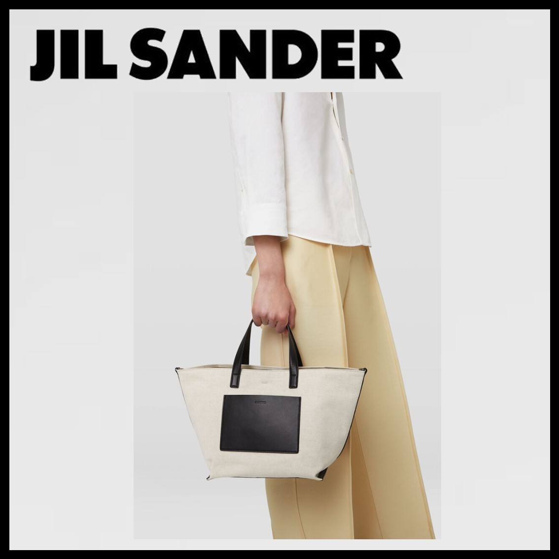 直営店買付 JIL SANDER ワンダースクエア スモールトートバッグ