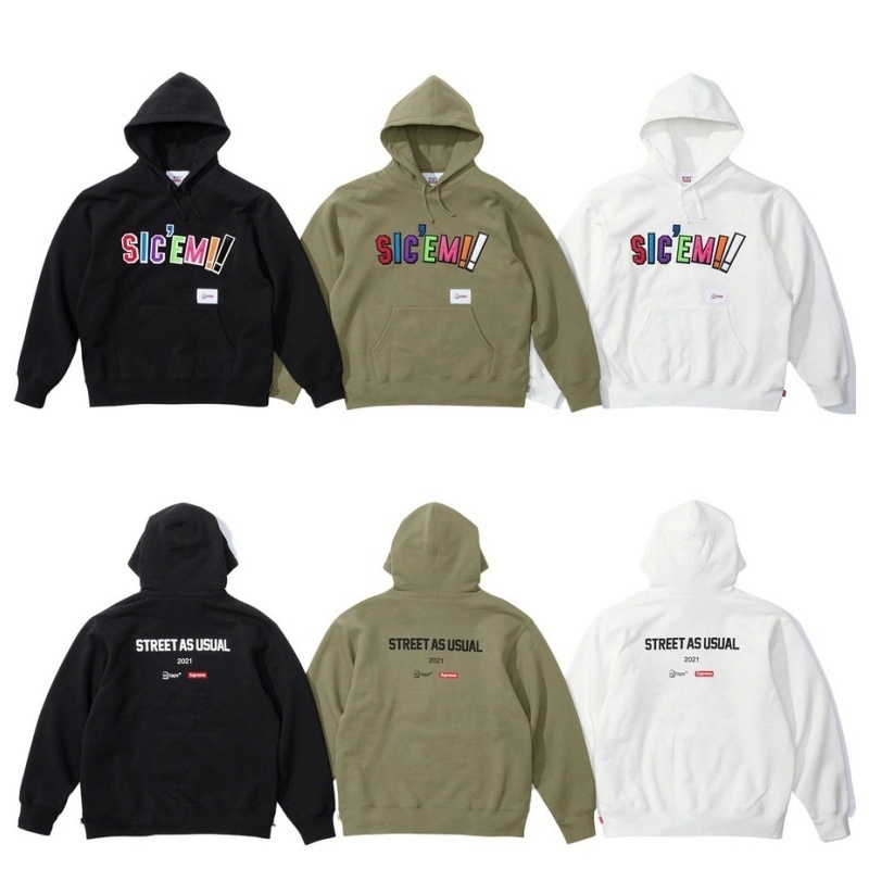 Supreme WTAPS Sic’em! Hooded Sweatshirt フードパーカー パーカー・フーディ Supreme WTAPS Sic’em! Hooded Sweatshirt フードパーカー パーカー・フーディ