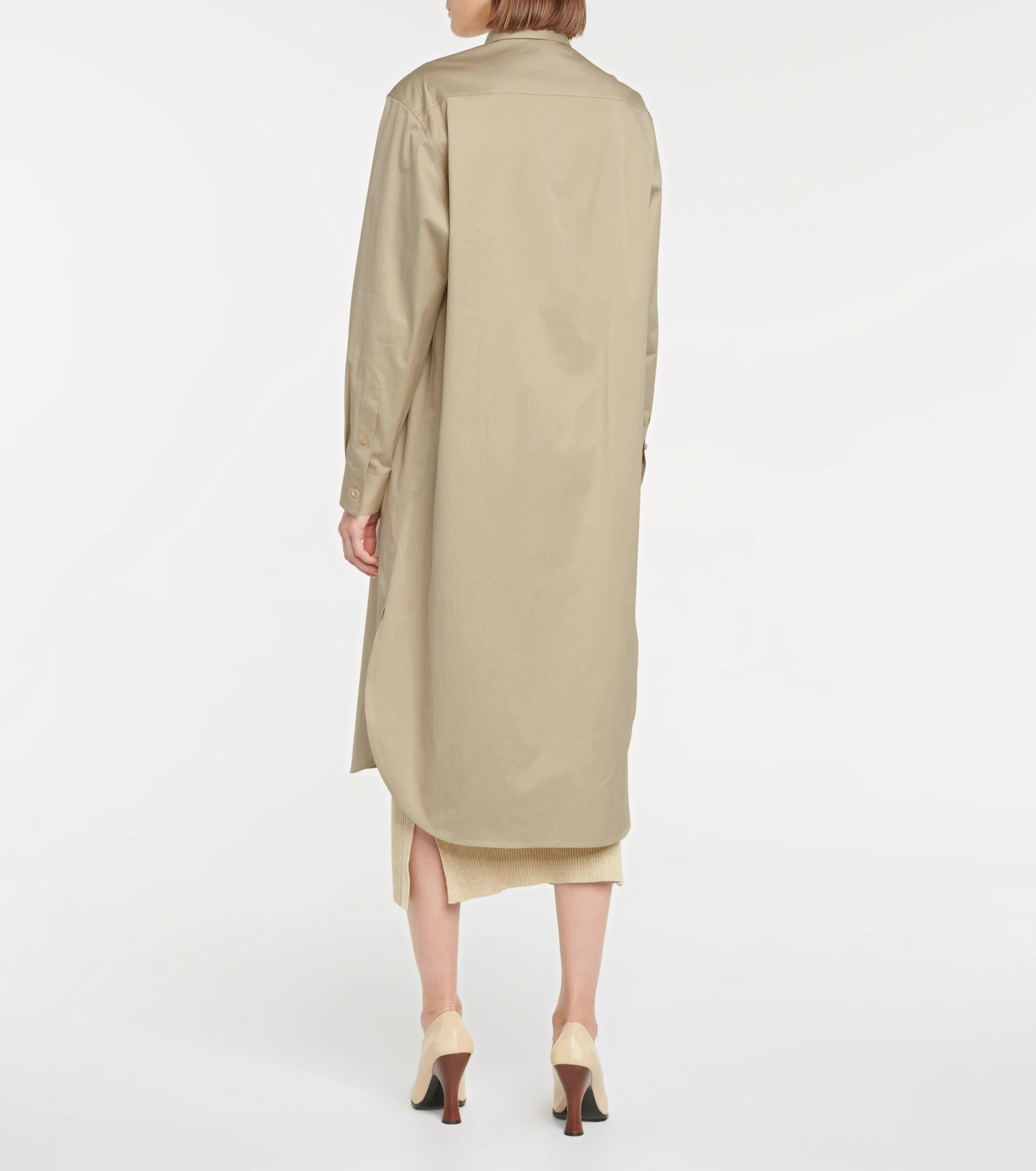 The Row ワンピース 【THE ROW】Sunny Dress コットン製 シャツ ワンピース ミディ丈(8)