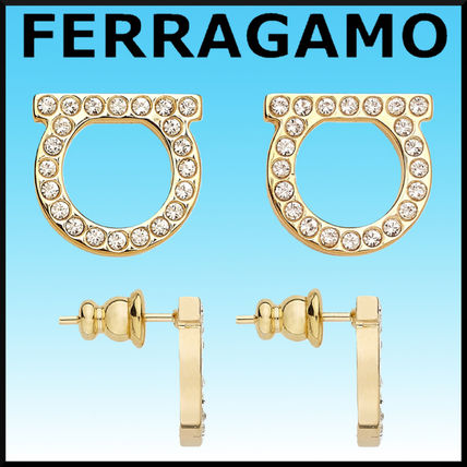 定番☆Salvatore Ferragamo「ガンチーニ」ピアス(S) エレガント エレガント☆Salvatore Ferragamo「ガンチーニ」ピアス 国内発送