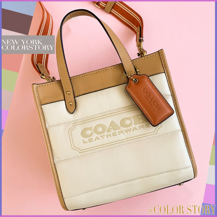 Coach トートバッグ 【COACHブティック】●ぷくぷくなストラップ付トート●ツートン(2)