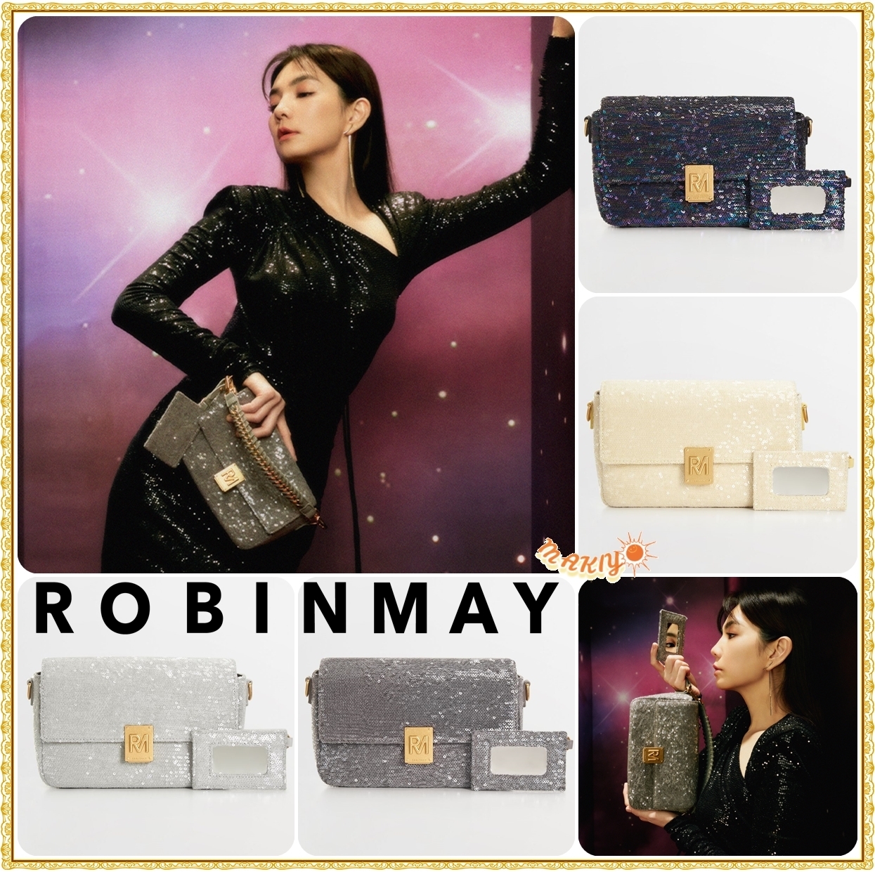 送料込み★ROBINMAY★銀河童話斜背包★ELLA 2wayショルダ-バッグ