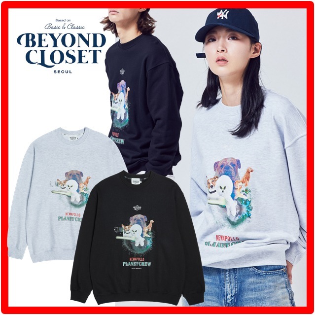 ★【BeyondCloset】★NAPC MOVIE POSTER PRINT SWEAT SHIRT.S★
