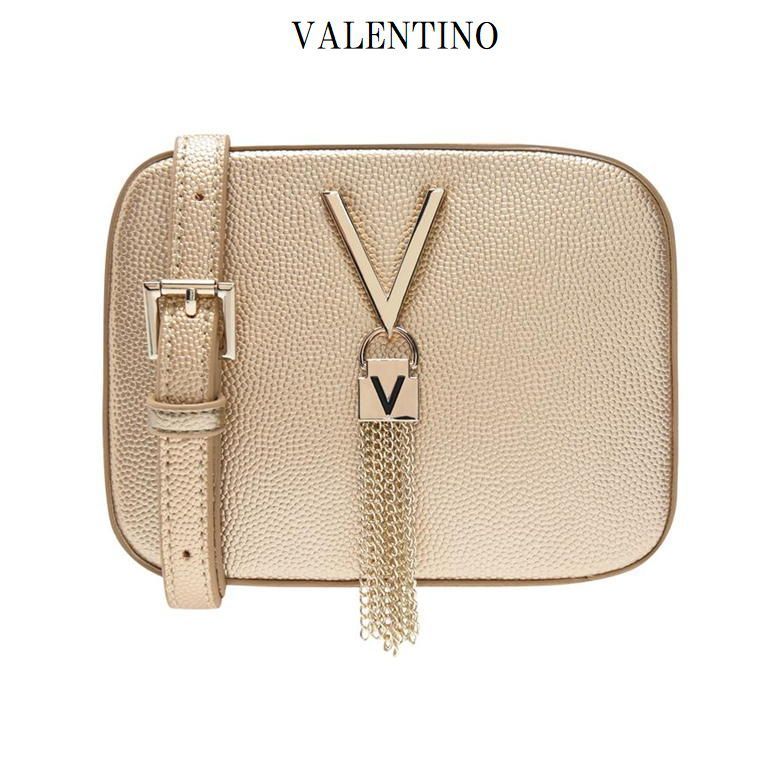 VALENTINO★ロゴ付 チェーン ショルダーバッグ カメラ バッグ