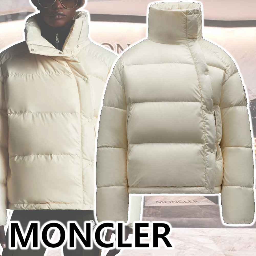 何でも揃う 新作★MONCLER☆ショートダウンジャケット☆コットン☆ホワイト ダウンジャケット・コート 何でも揃う 新作★MONCLER☆ショートダウンジャケット☆コットン☆ホワイト ダウンジャケット・コート