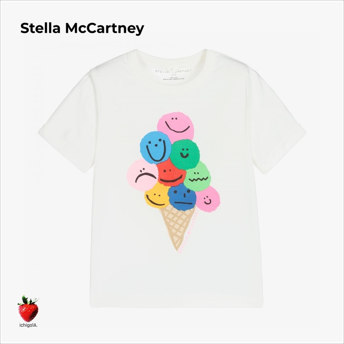 48 割引海外並行輸入正規品 Stella Mccartney キッズ カラフル アイスクリーム Tシャツ Stella Mccartney キッズ用トップス キッズ用トップス 子供服 ファッション用品 85cm Www Falconmx Com