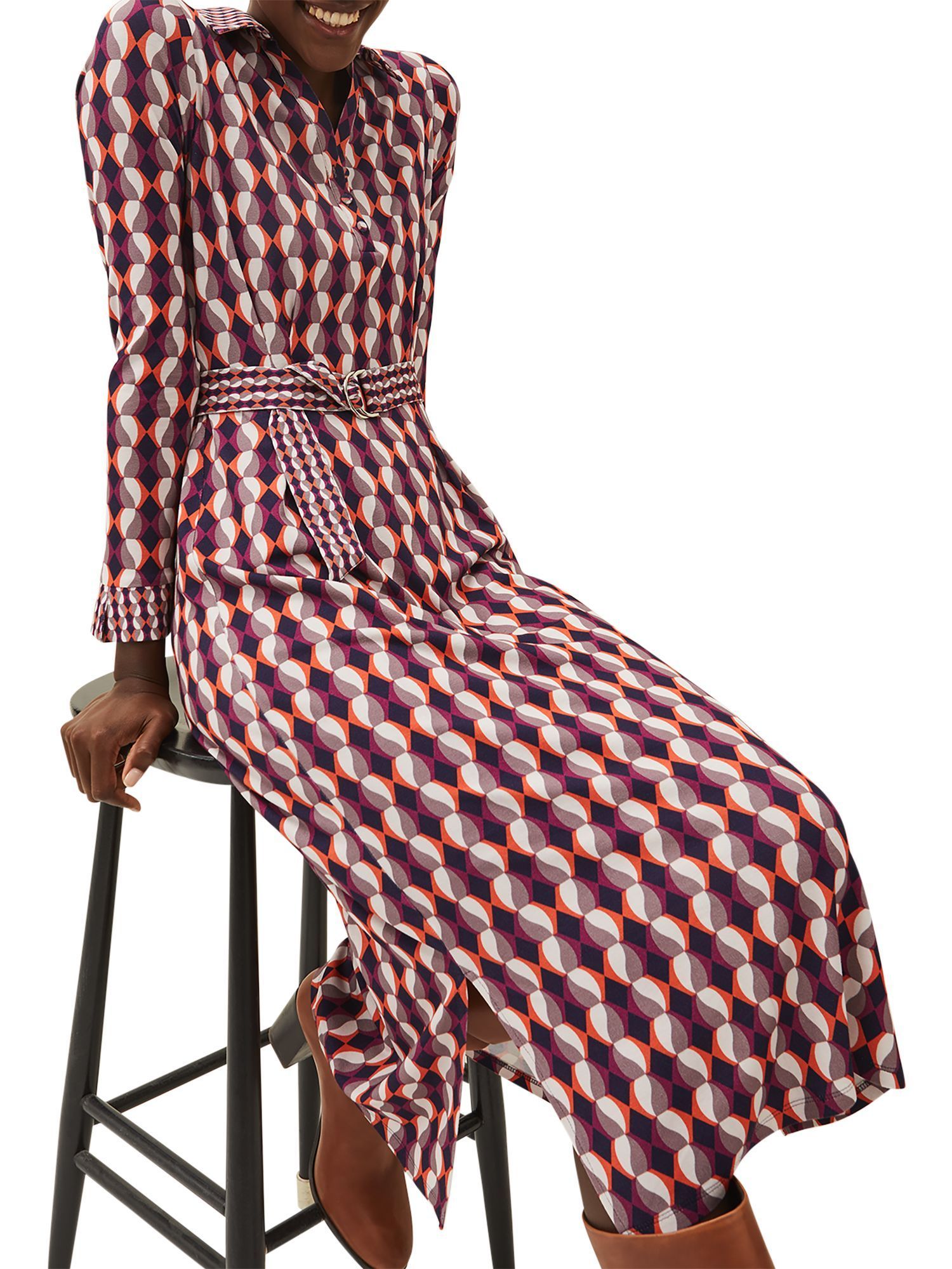 Phase Eight ワンピース 【関税込】Phase Eight ワンピース☆Elizza Geometric Print Dre(2)