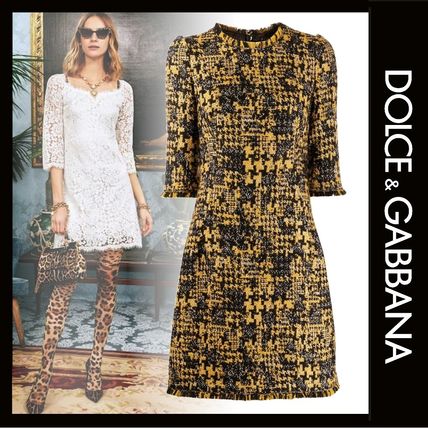 ツイード,ワンピ Dolce & Gabbana(ドルチェ&ガッバーナ) ワンピース ...