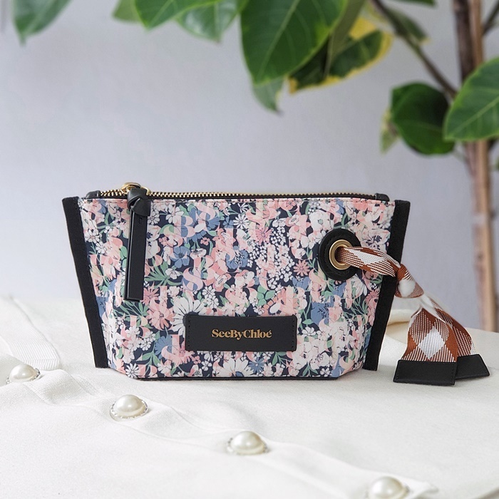 ★SEE BY CHLOE★BETH SMALL COSMETICS POUCH CHS21WP948A97