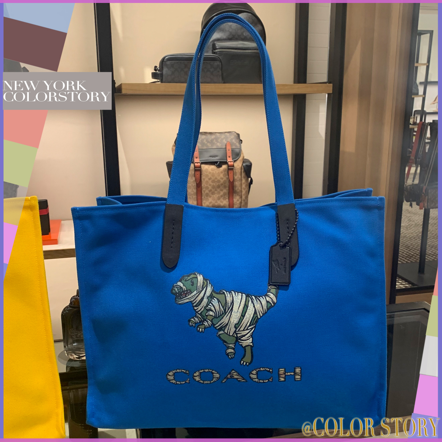 【COACH xストリートアート】●完売レアな包帯レキシー●トート org.jpg