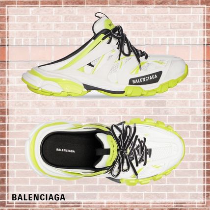 ホワイト(白)系 BALENCIAGA TRACK x サンダル・ミュール(レディース ホワイト(白)系 BALENCIAGA TRACK x サンダル・ミュール(レディース