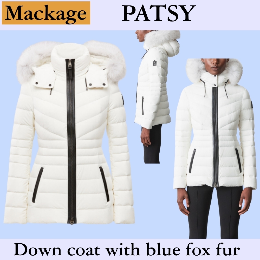 MACKAGE PATSY ランプライトダウンジャケットをナチュラルファー