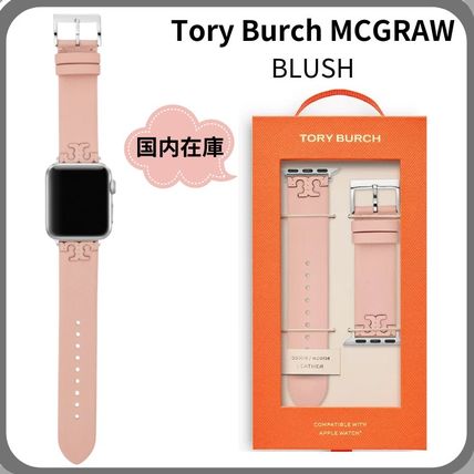 Tory Burch 腕時計用ベルト・バンド 【国内発送】Tory Burch MCGRAW BAND FOR APPLE WATCH　レザー