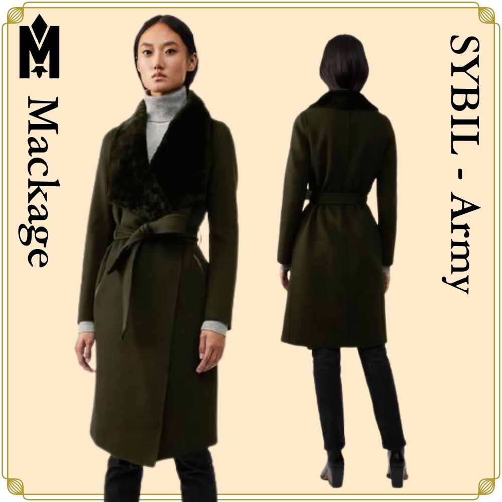 MACKAGE SYBIL ダブルフェイスウールコート