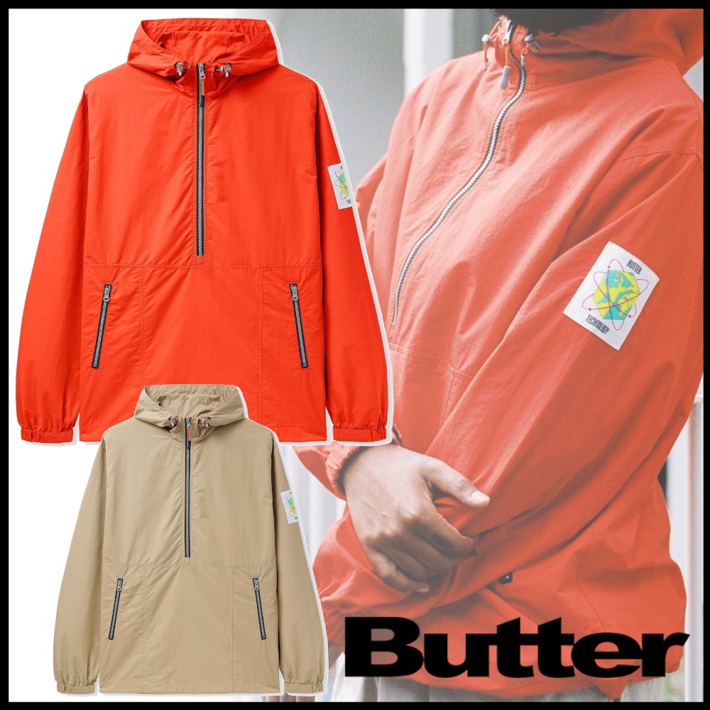 【売り切り御免!】 Butter アノラック ロゴパッチ付き Spray Goods/バターグッズ マウンテンパーカー 【売り切り御免!】 Butter アノラック ロゴパッチ付き Spray Goods/バターグッズ マウンテンパーカー