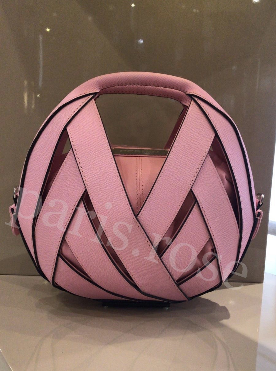 【大人気】PERRIN PARIS カーフ プティパニエ ハンドバッグ