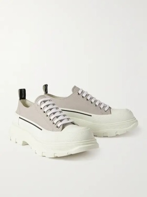 alexander mcqueen スニーカー ◆在庫僅か【ALEXANDER MCQUEEN】ラバーキャンバススニーカー(5)