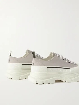 alexander mcqueen スニーカー ◆在庫僅か【ALEXANDER MCQUEEN】ラバーキャンバススニーカー(8)