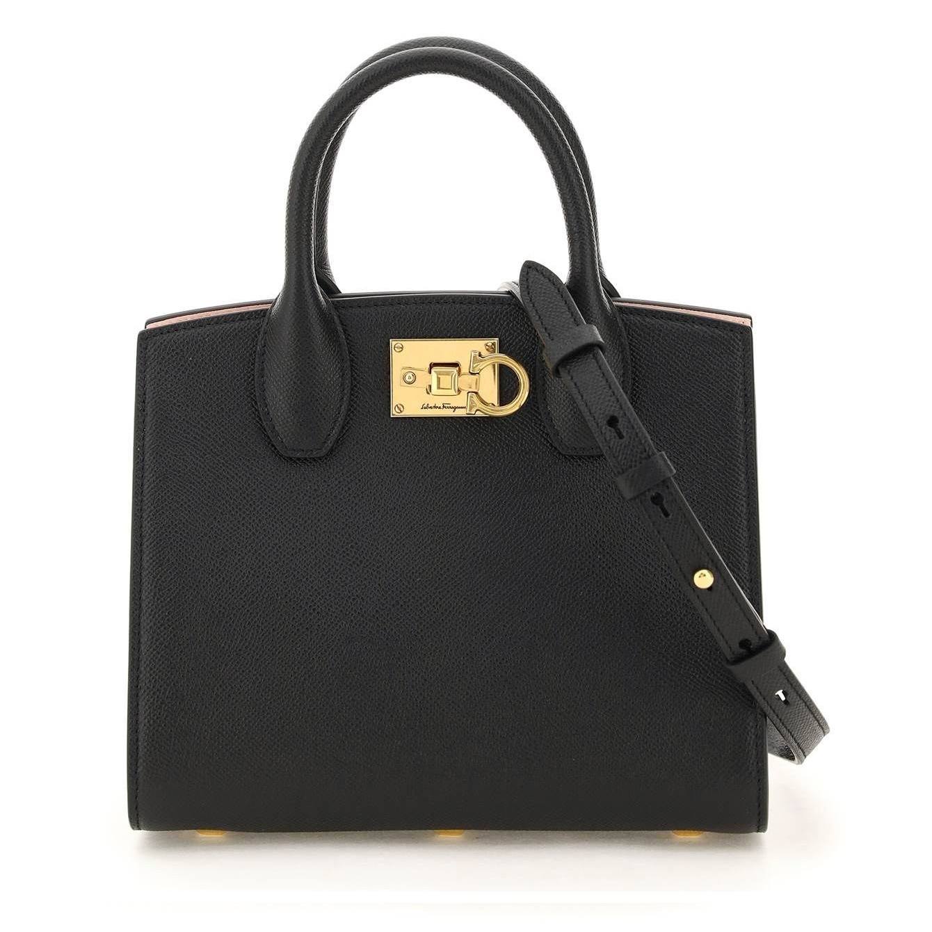 関税送料無料【Salvatore Ferragamo】STUDIO BOX BAG MINI