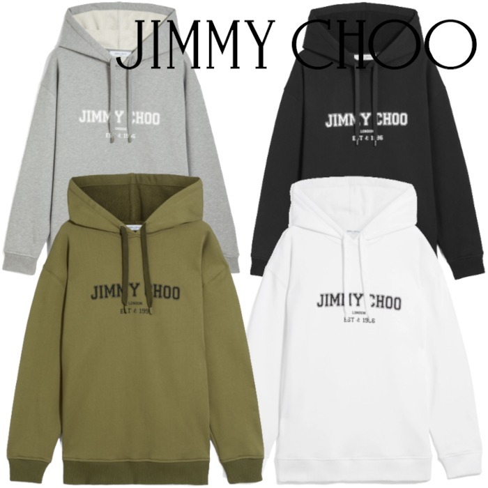 JIMMY CHOO 《VIPセール》新作パーカーJC COLLEGE-HOODIE 4色-