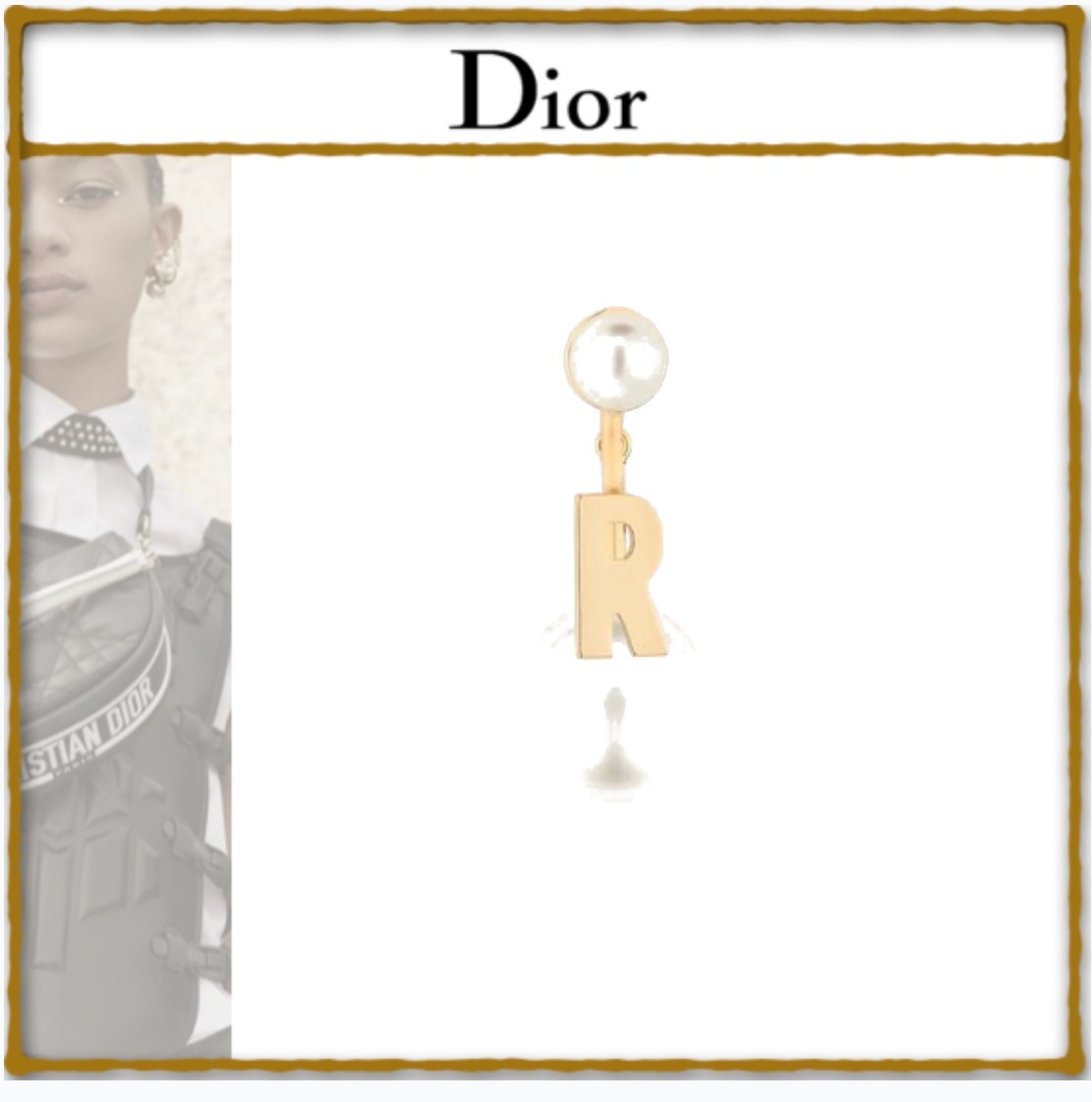 大注目 日本即発☆ディオール MY メタル R ピアス トライバル ABCDIOR ...