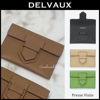 DELVAUX カードケース・名刺入れ DELVAUX☆Presse Visite レザー 名刺入れ☆送料込