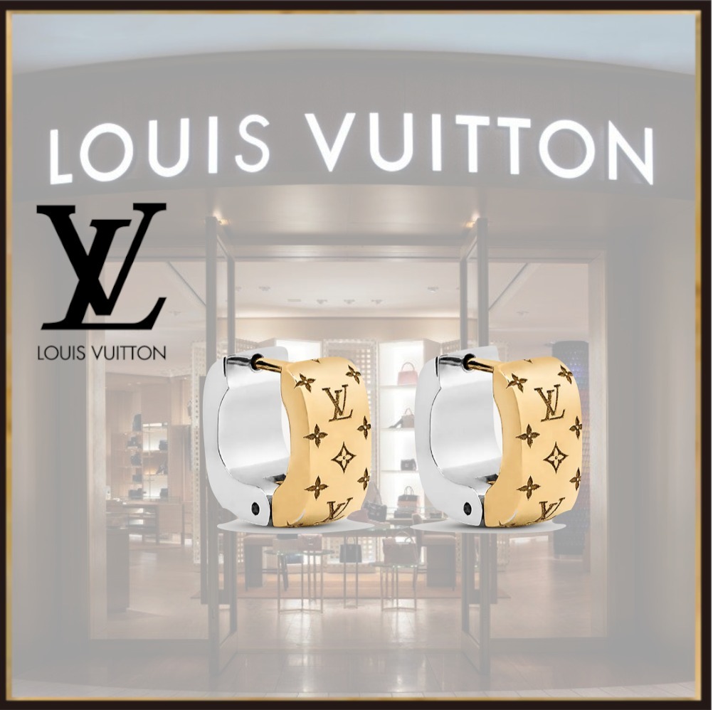 LOUIS VUITTON ピアス ナノグラム スタッズ 【オープニングセール】 LOUIS VUITTON ピアス ナノグラム スタッズ 【オープニングセール】