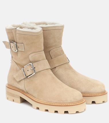 Jimmy Choo ミドルブーツ Suede Boots ユース II シアリングライニング スエードブーツ