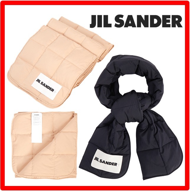 ★人気★【Jil Sander】★ダウン スカーフ☆正規品★ 素敵でユニークな