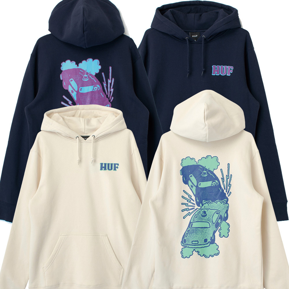 激安直営店 【最短翌日着】HUF COLLISION P/O HOODIE パーカー PF00422 パーカー・フーディ 激安直営店 【最短翌日着】HUF COLLISION P/O HOODIE パーカー PF00422 パーカー・フーディ