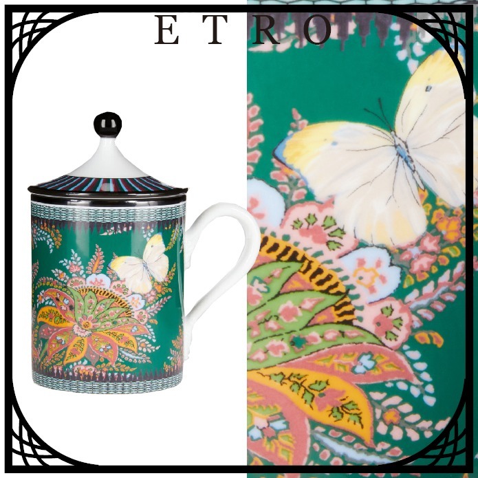 【限定・すぐ届く】ETRO ジノリ 1735 フタ付きマグカップ 直営店 【限定・すぐ届く】ETRO ジノリ 1735 フタ付きマグカップ 直営店