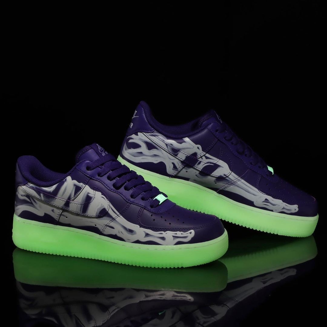 Nike Air Force 1 Purple Skeleton エアフォースワン スケルトン