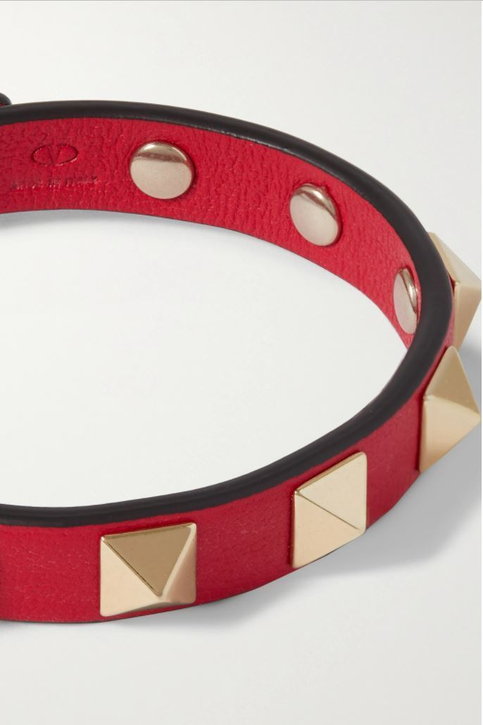 VALENTINO ブレスレット VALENTINO ROCKSTUD LEATHER BRACELETブレスレット(4)