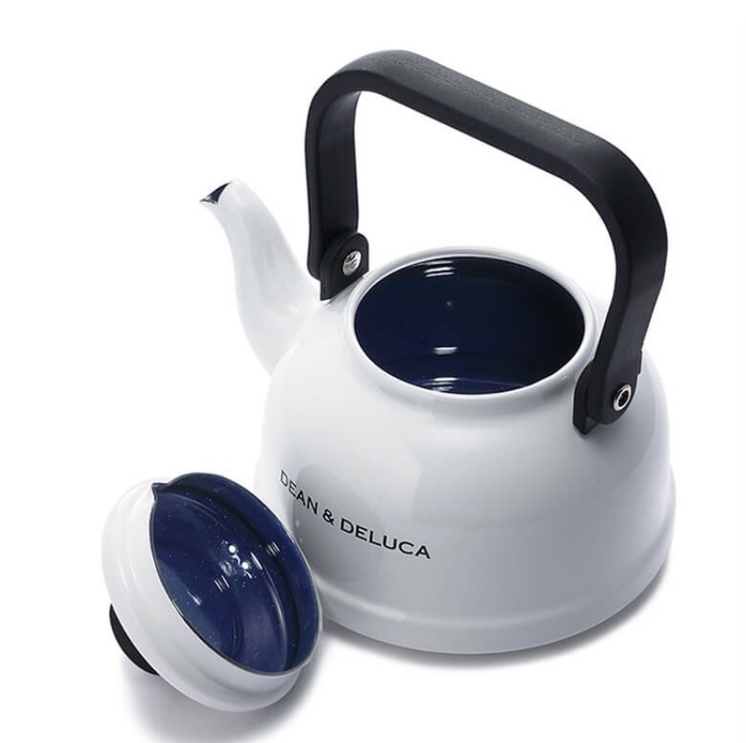 【DEAN & DELUCA】ホーローケトル ホワイト 1.6L