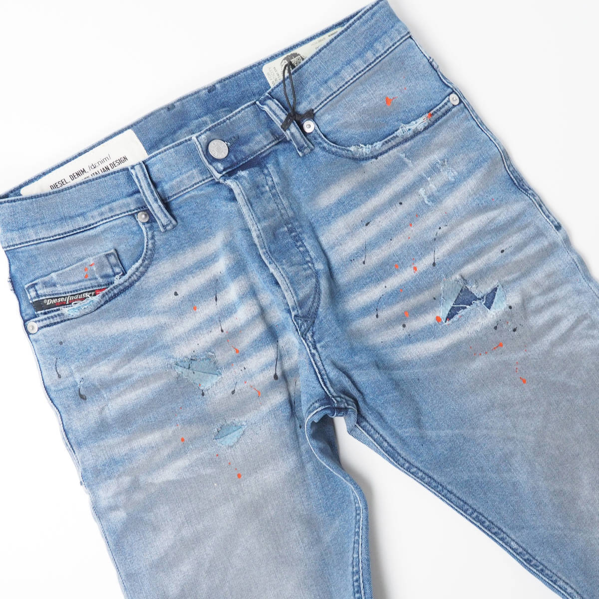 DIESEL デニム・ジーパン 【国内在庫】DIESEL TEPPHAR-X 009BN ペイント加工 デニム(3)