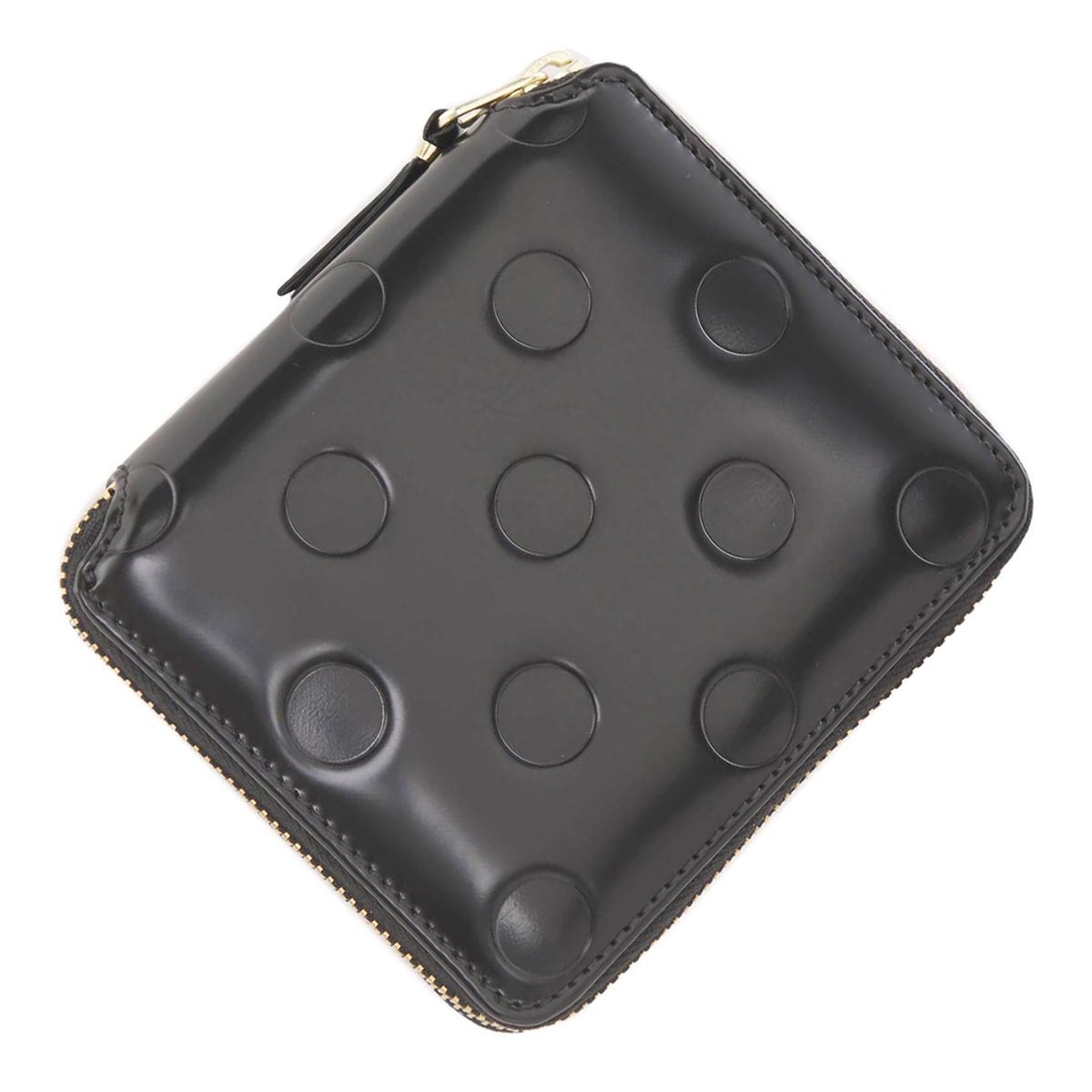 COMME des GARCONS 2つ折り財布 小銭入れ付き sa2100ne-black