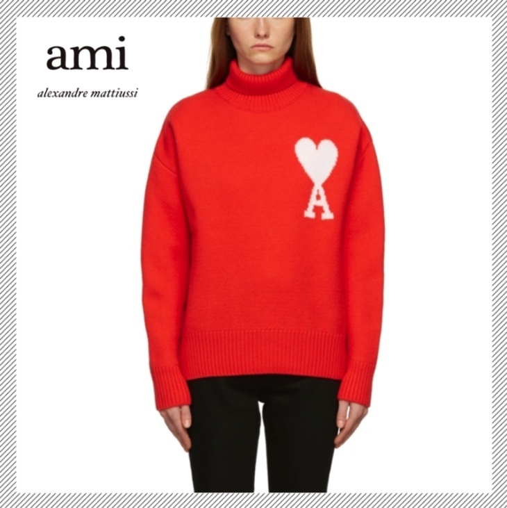 人気No.1/本体 完売品 ami alexandre mattiussi ニット ロゴ キンプリ
