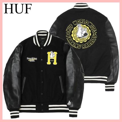 HUF × #FR2 VARSITY JACKET コラボ スタジャン XL teatteriakseli.fi