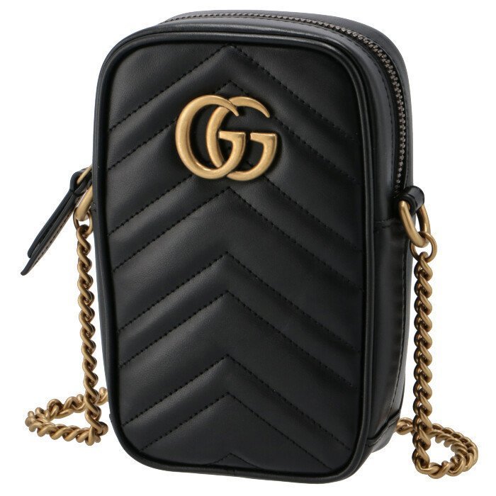 GUCCI GG MARMONT チェーンショルダーバッグ NERO GUCCI GG MARMONT チェーンショルダーバッグ NERO