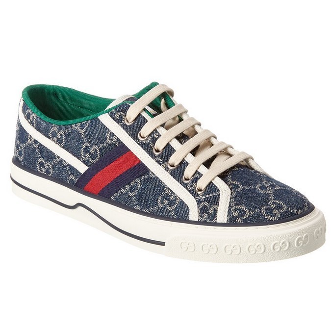 GUCCI Tennis 1977 Jacquard Denim Sneaker 関税送料込