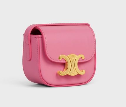 CELINE Triomphe 2022 SS Airpods case with strap in shiny calfskin (10L013DPV.25FO) CELINE Triomphe 2022 SS Airpods case with strap in shiny calfskin (10L013DPV.25FO)