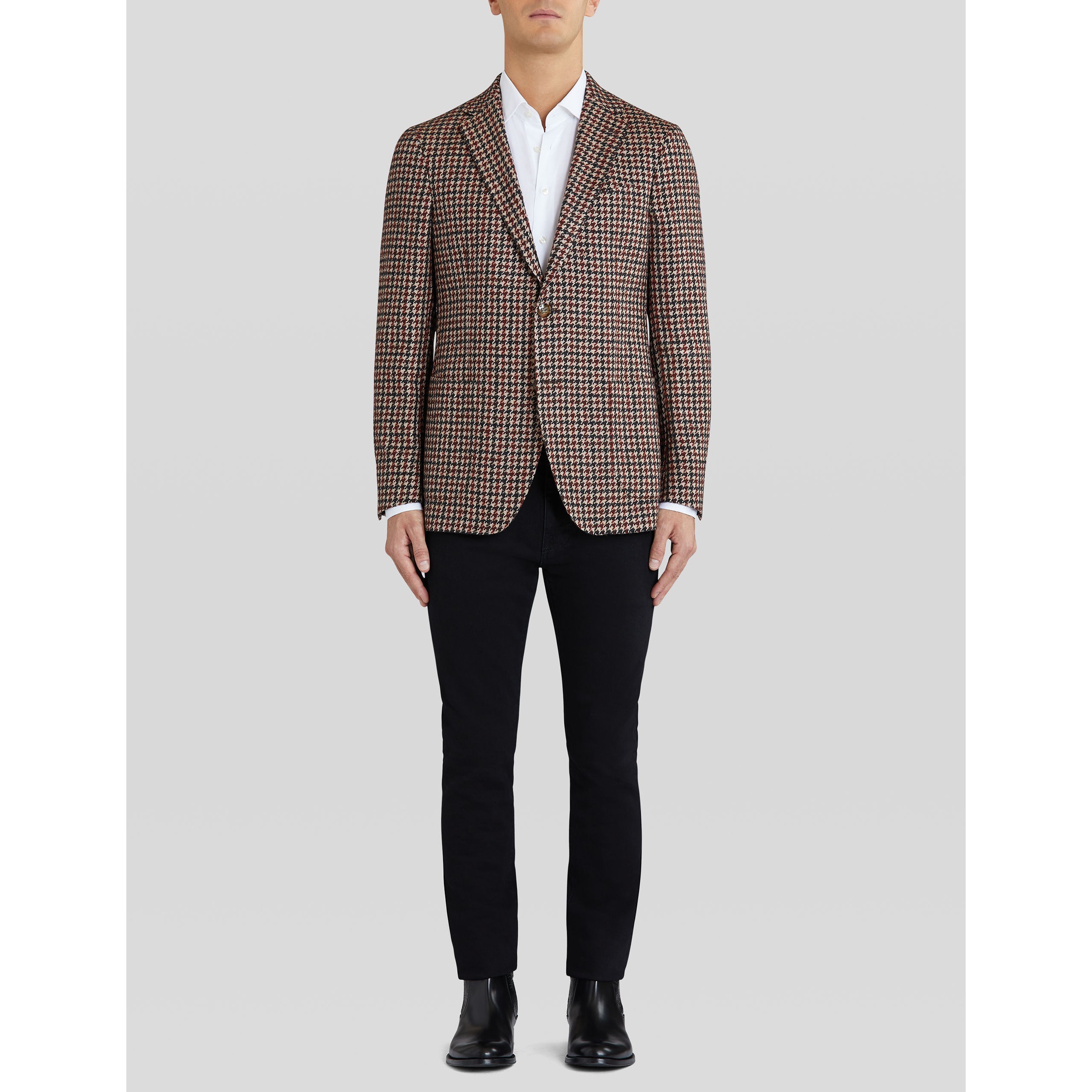 ETRO ハウンドトゥースチェック テーラードジャケット (ETRO